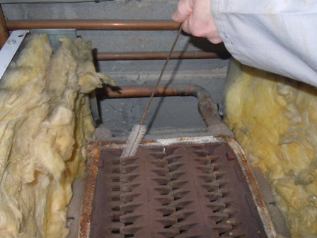 Entretien d’un corps de chauffe gaz